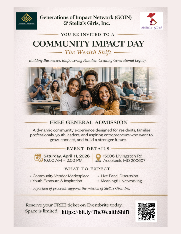 Community Flyer for Event